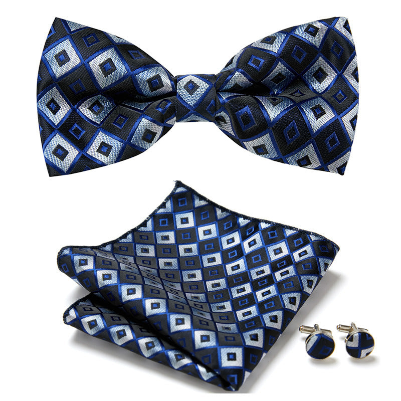 Three Piece Set Of Stylish Bow Ties Image