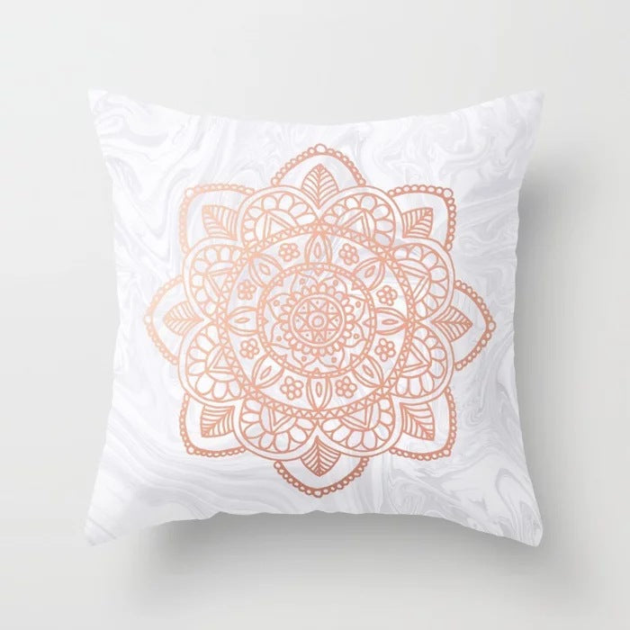 Pink sofa cushion cushion pillowcase Image