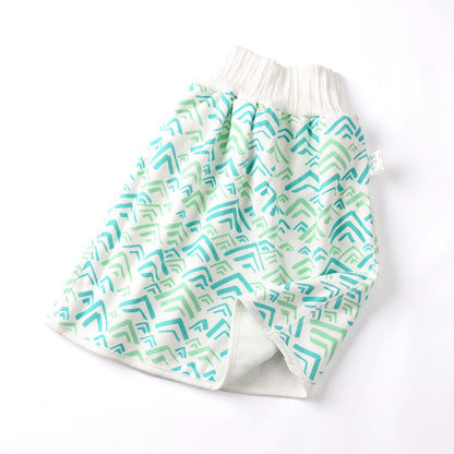 Cotton and bamboo fiber Baby diaper skirt