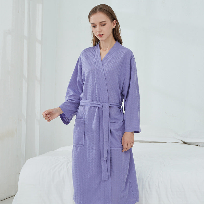 Couple Robes Sleepwear Women Men Loungewear Bathrobe Image