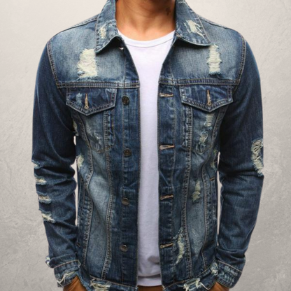 Men Clothes Winter Oversize Jeans Coat Denim Jacket Jackets