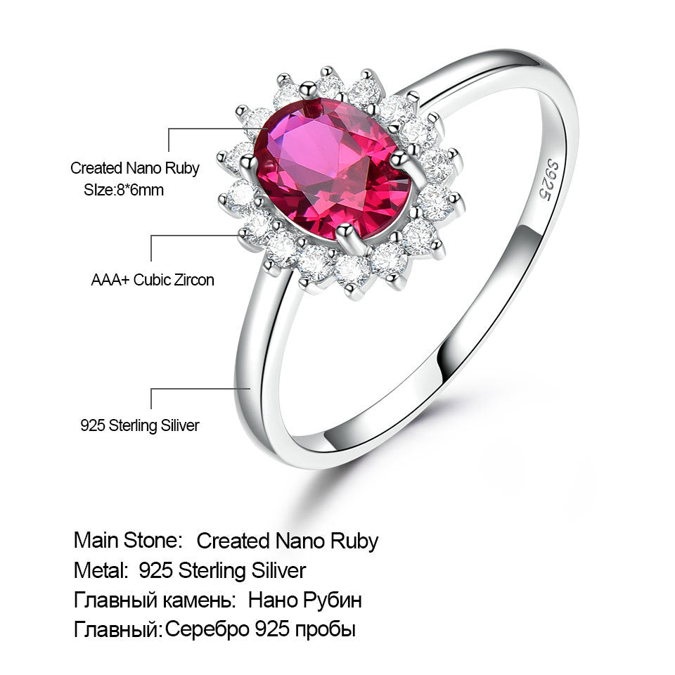 Threecolor Baby Stone Ring Women Image