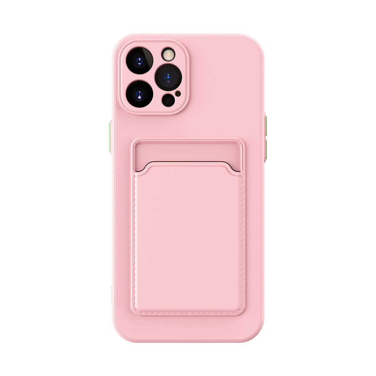 Simple Pure Color Liquid Silicone Phone Case Image