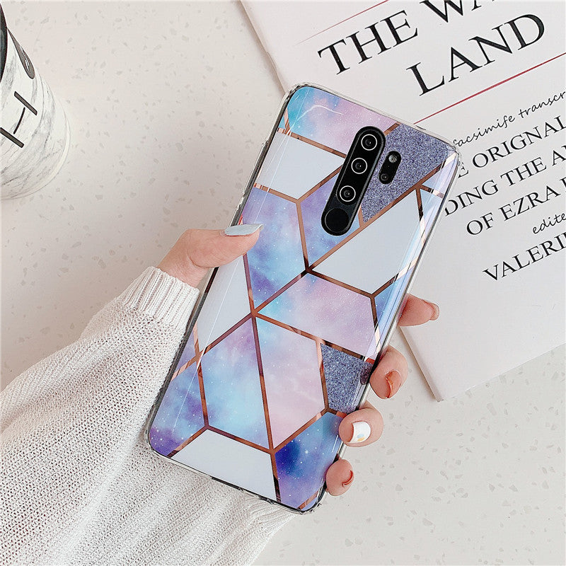 Plating Splice Marble Phone Cases Image