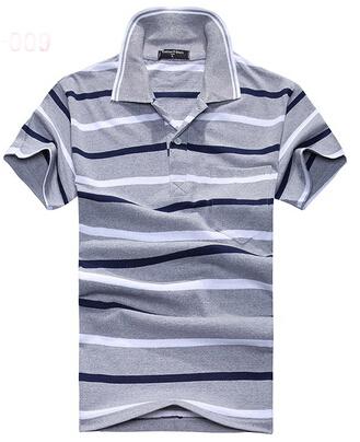 Stripe Men Polo Shirt Image