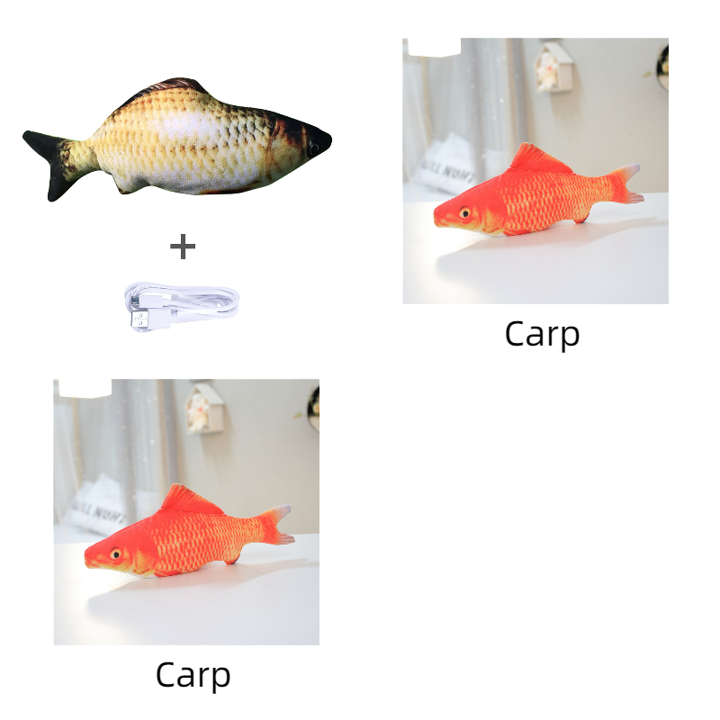 Without Cat Nip Version - Electric Jumping Fish Simulation Electric Fish Toy Image