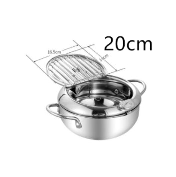 Stainless Steel Telescopic Folding Basket Frying Basket French Fries Degreasing Kitchen Tool Image