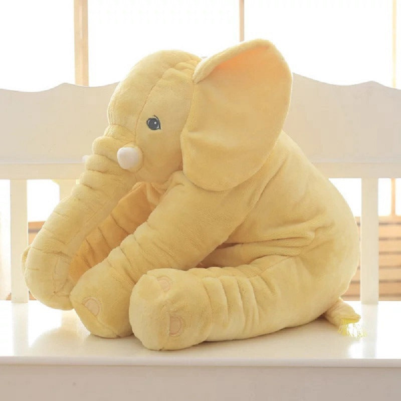 Soft Comfort Elephant Plush Toy  Accompany Sleeping Baby Sleep Child Pillow Leather Shell Image