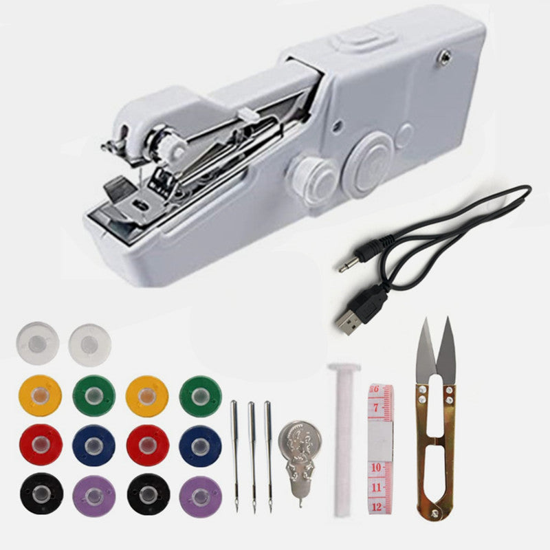 Mini Portable Hand-held Sewing Machine Image