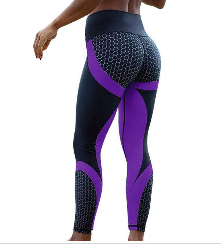 Yoga Fitness Leggings Women Pants Fitness Slim Tights Gym Running Sports Clothing Image