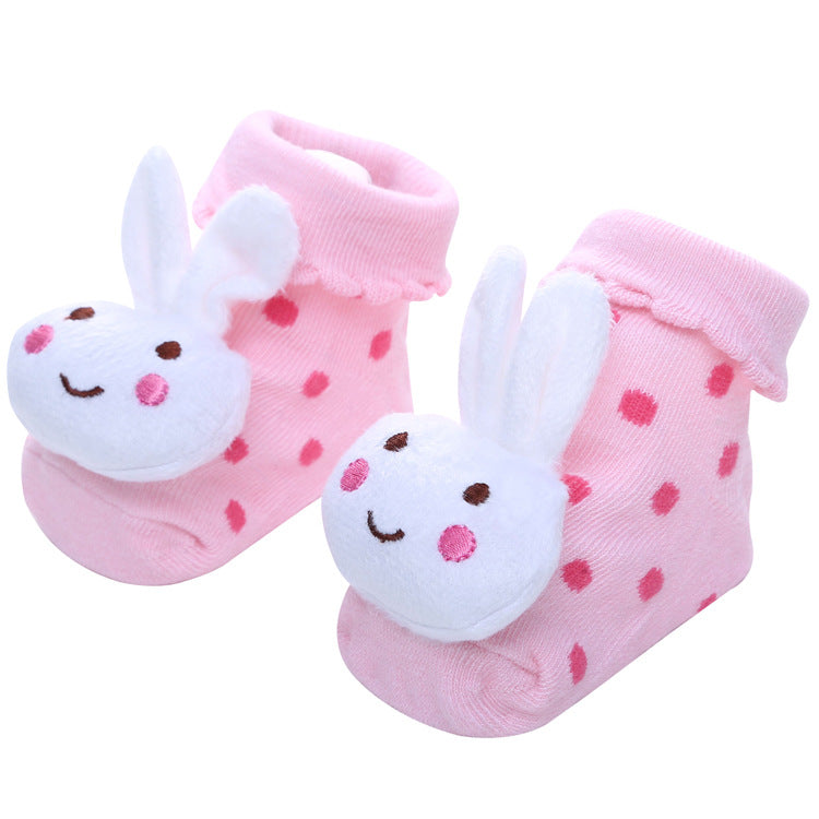 Cotton Cartoon Non-slip Baby Floor Socks Image