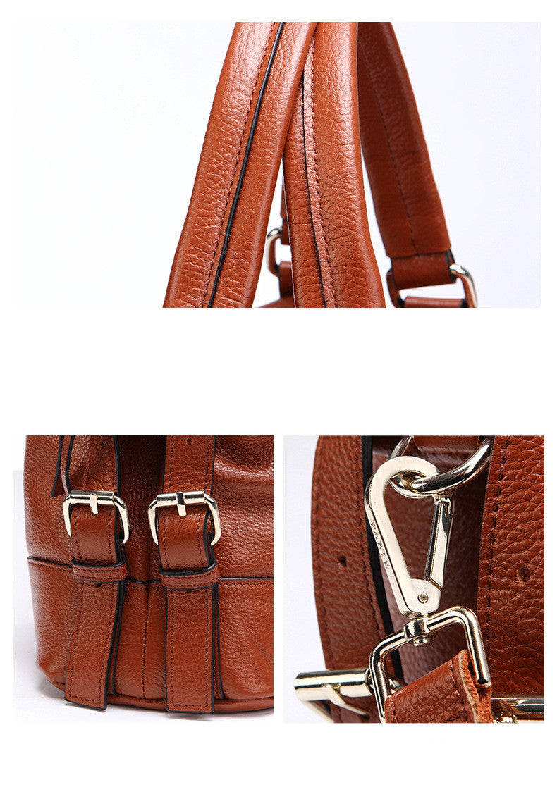 European And American Leather Top Layer Cowhide Bag For Ladies Image