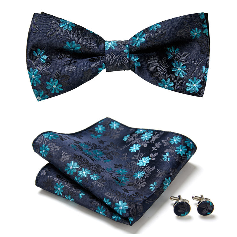 Three Piece Set Of Stylish Bow Ties Image