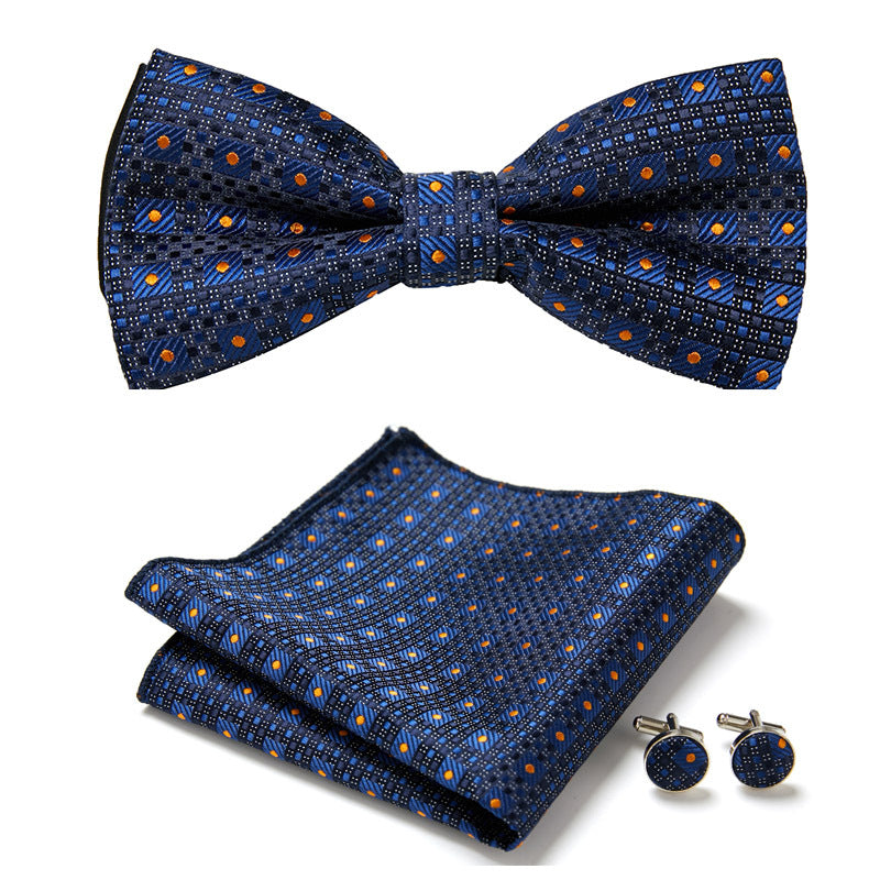 Three Piece Set Of Stylish Bow Ties Image