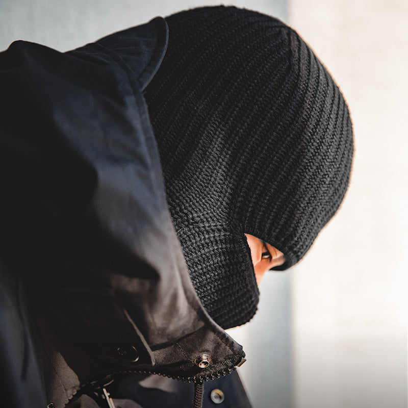 Vintage Knitted Melon Skin Warm Beanie Image