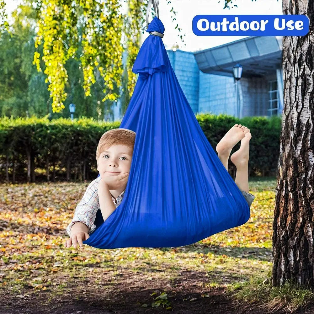 Therapy Swing For Kids With Special Needs -Hardware Included-Sensory Swing Cuddle Swing Indoor Outdoor Kids Swing Adjustable Hammock For Children With Autism Image