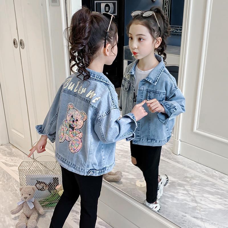 Cartoon Jacket Clothes Children Denim Tops Image