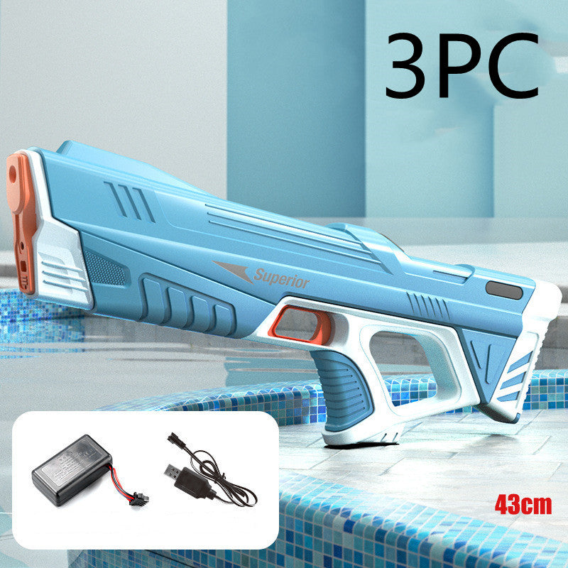 Summer Full Automatic Electric Water Gun Toy Induction Water Absorbing High-Tech Burst Water Gun Beach Outdoor Water Fight Toys Image