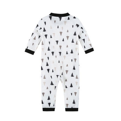 Christmas Tree Family Wear Pajamas Print