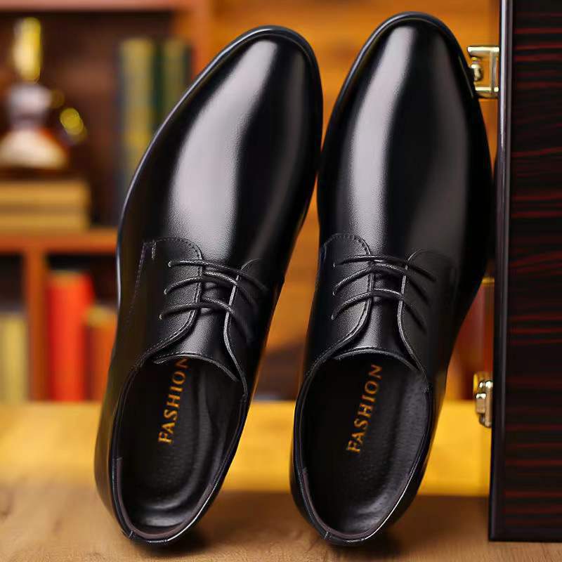 Men's Casual Business Formal Wear Leather Shoes Image