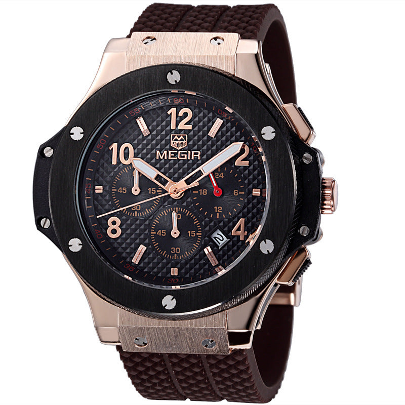 Watches Men Luxury Quartz Wrist Watch Male Sports Military Chronograph Watches Image