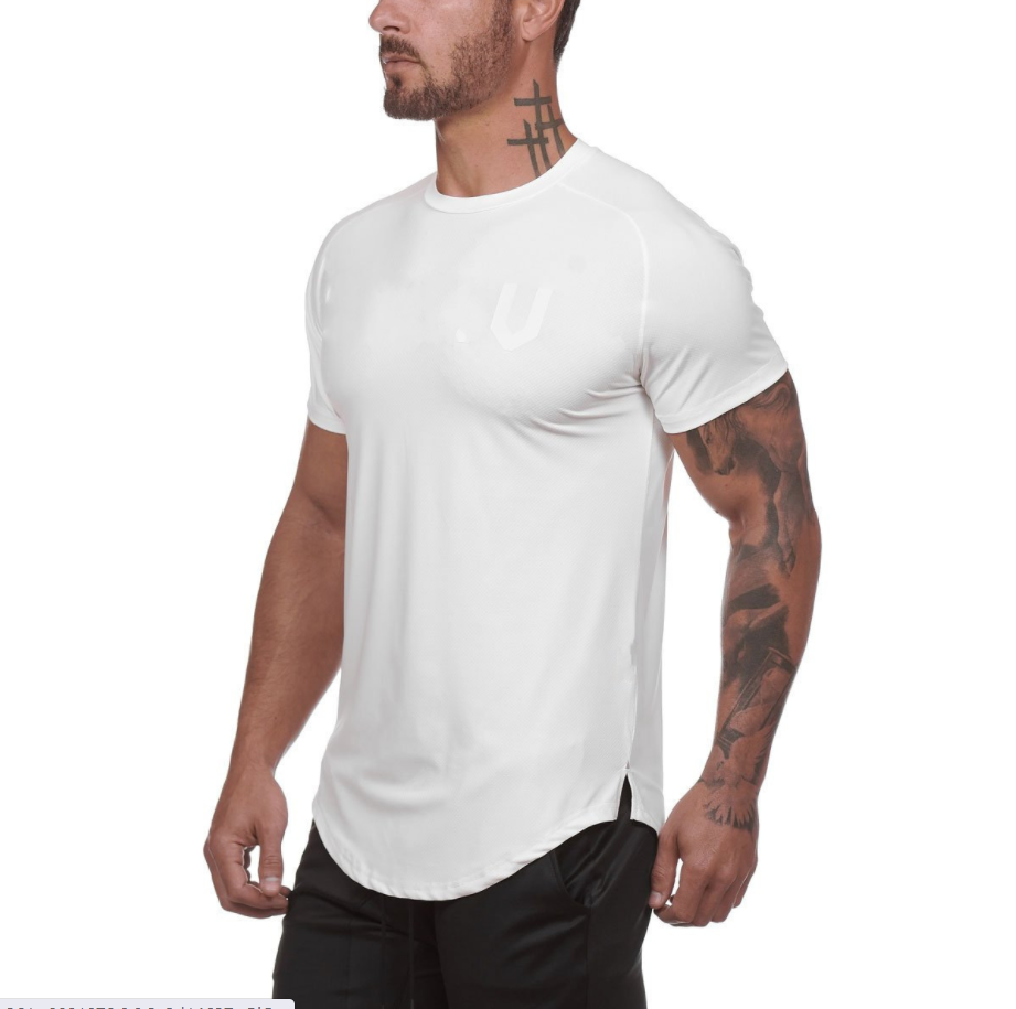 New Gym Wear Plain Shirts Custom Mens Fitness Sports Clothing Image