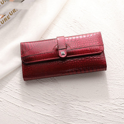 Women's Summer New Bright Leather Wallet