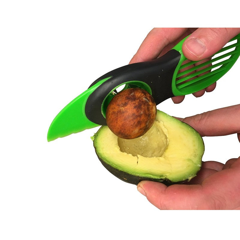 Special Knife Pulp Separation Three-in-one Avocado Corer Slicer Image