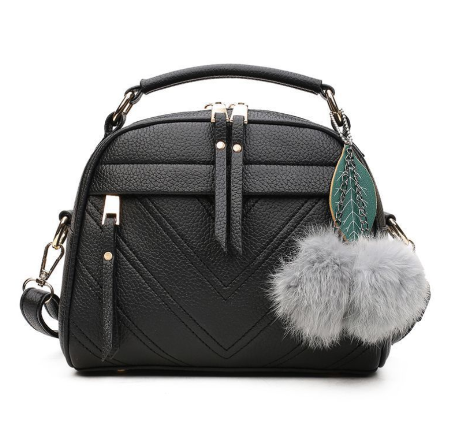 Hair ball, shoulder bag, shoulder bag Image