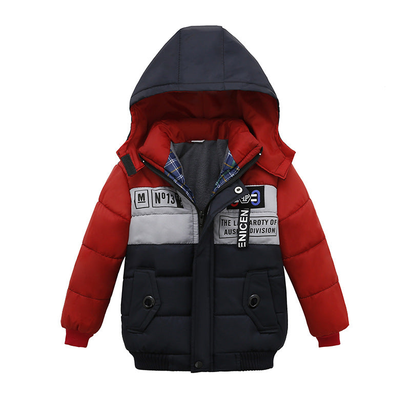 Small And Medium-Sized Boys Cotton-Padded Jackets Image