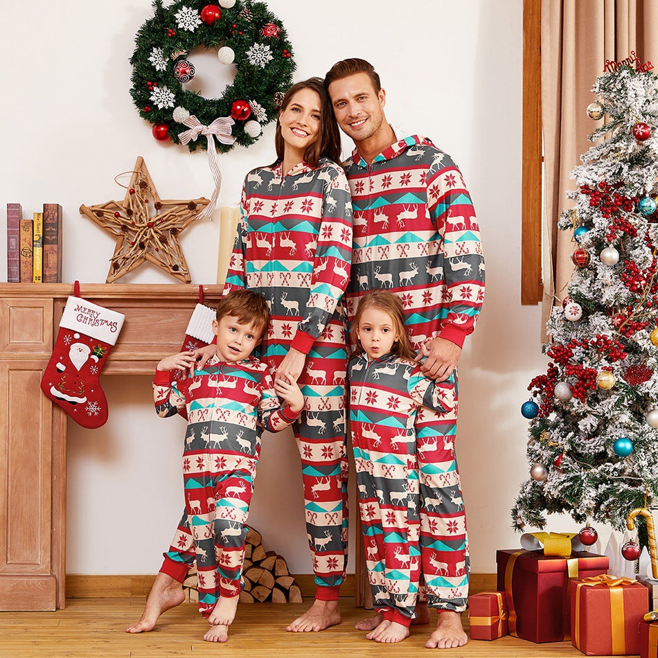 Christmas parent-child suit Image