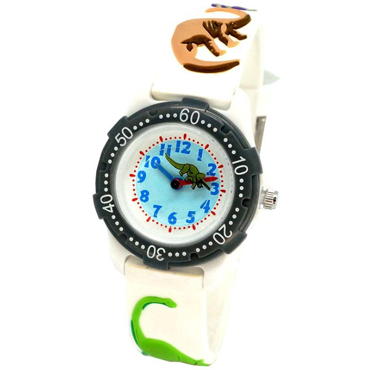 Children Watch Creative Real Dinosaur Cartoon Image