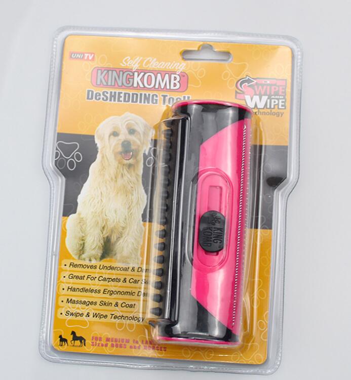 Pet Dog Hair Comb Lint Roller Dog Cat Puppy Cleaning Brush Cats Hair Sofa Carpet Cleaner Brushes Pet Supplies Comb Image