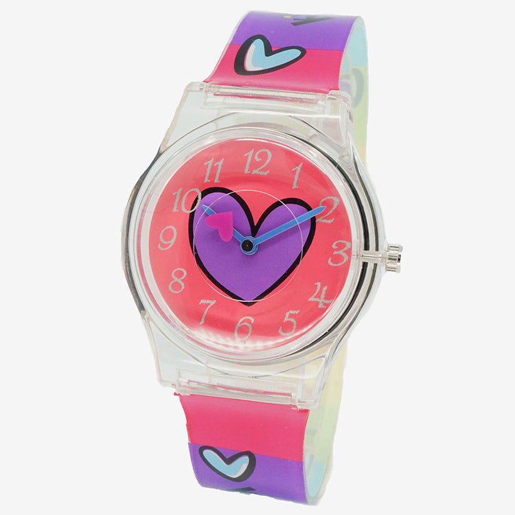 Cute girl watch quartz watch Image