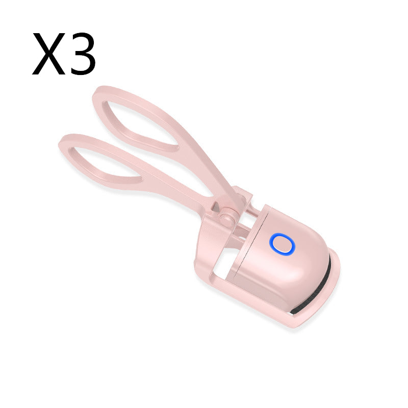 Heated Eyelash Curler Electric Temperature Control Mini Eyelash Curler Electric Portable Charging Image