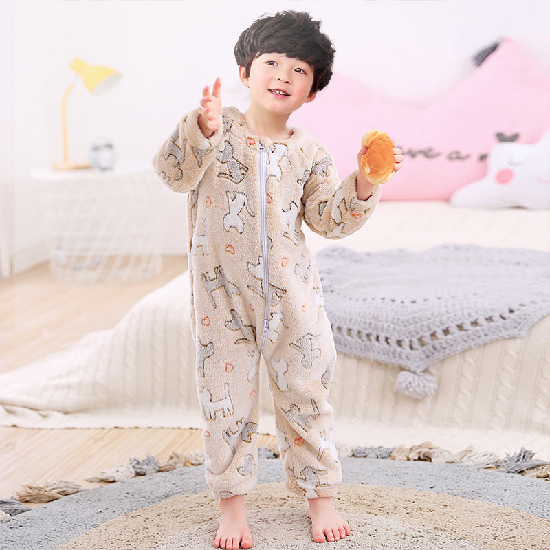 Autumn and winter infant pajamas Image