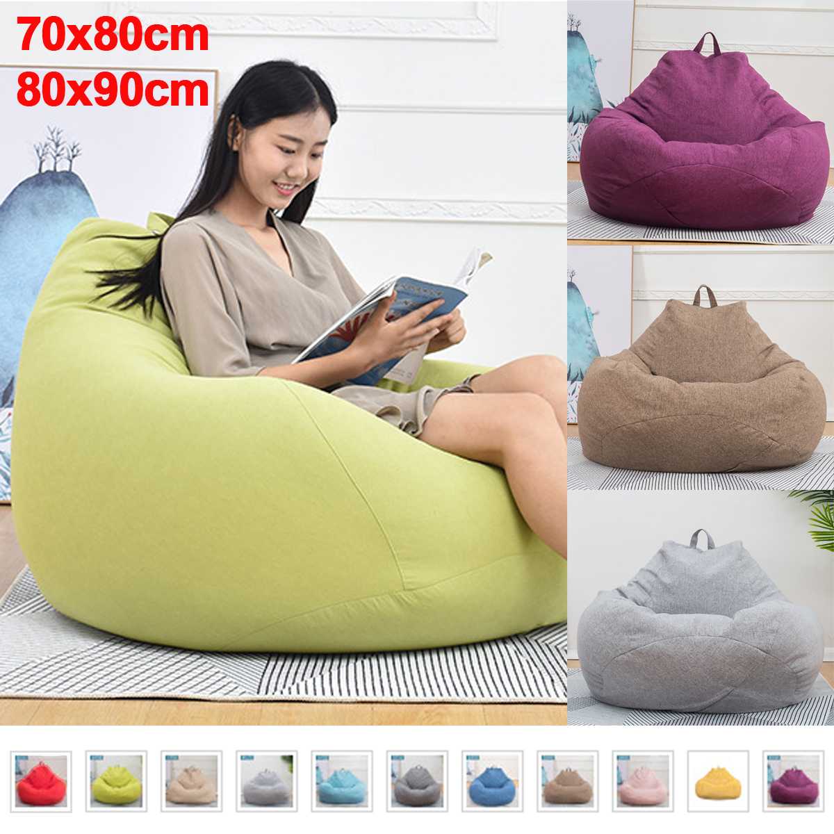 Comfortable Soft Giant Bean Bag Chair Image