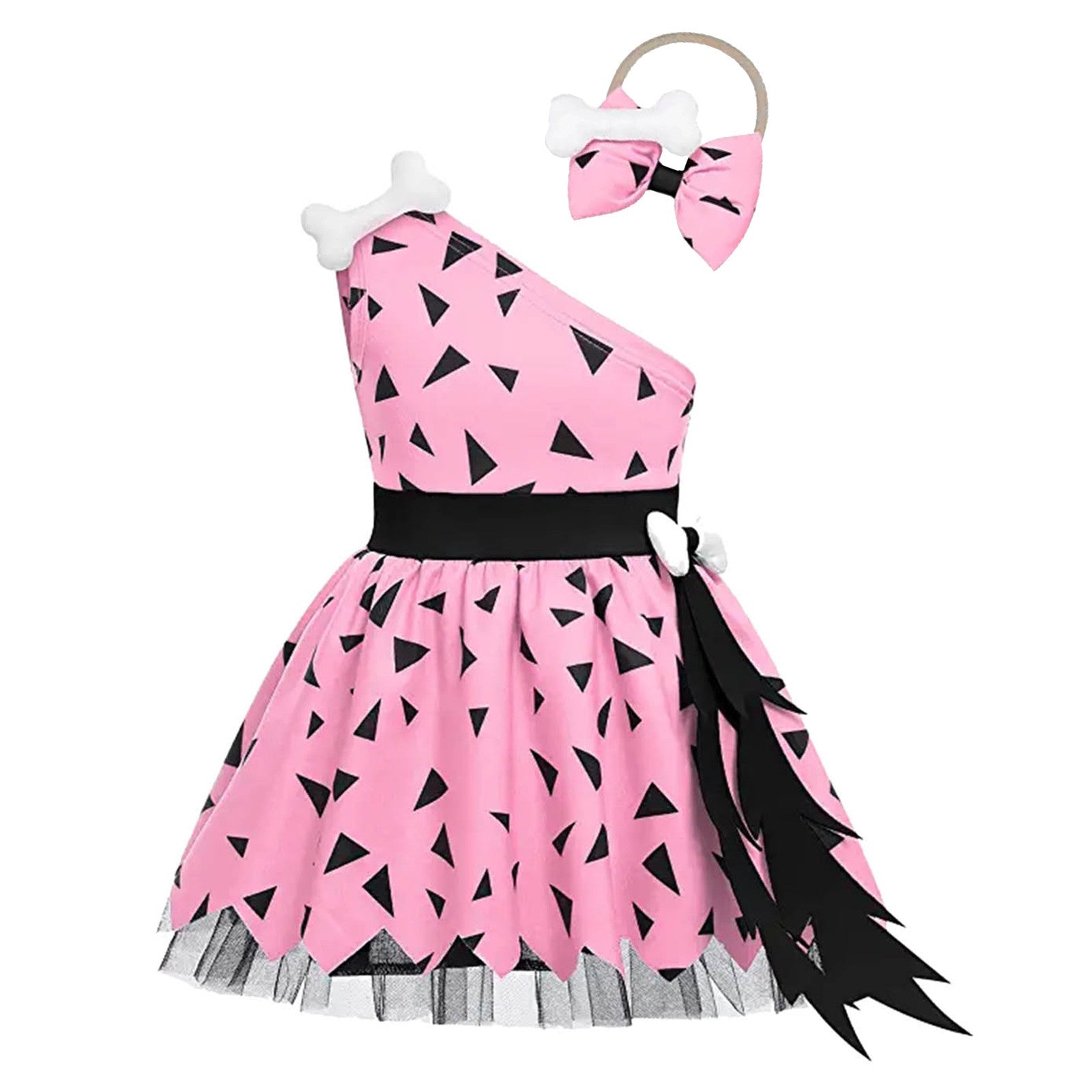 Girls Fashion Simple Halloween Mesh Costume Suit Image