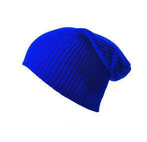 Men's And Women's Warm Solid Color Striped Caps Image