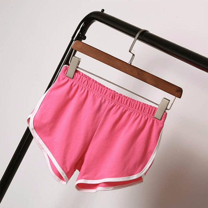 New Summer Shorts Women Casual Shorts Workout Waistband Skinny Short Image