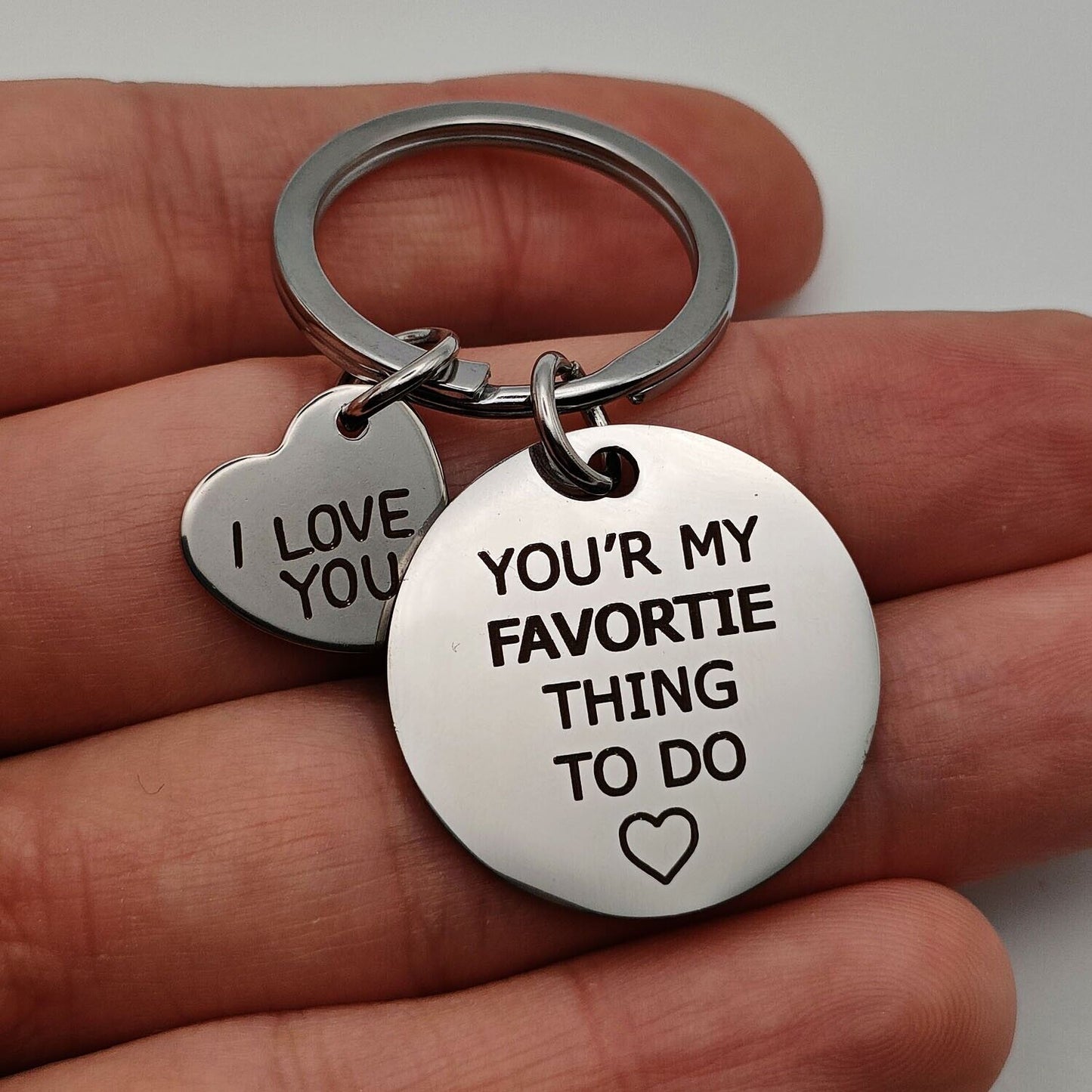 Couple Funny Sexy Dirty Keychain Gifts For Her Girlfriend Wife Love Key Ring Tag