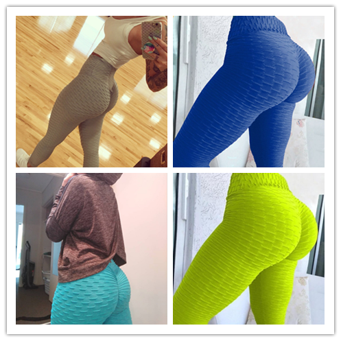 Booty Lifting Anti Cellulite Scrunch Leggings Without Pocket Image