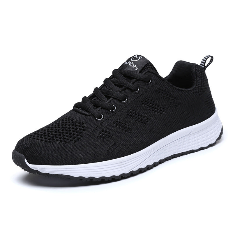 Plus Size Spring And Autumn Sneakers Women's Fly-kit Mesh Women's Shoes Image