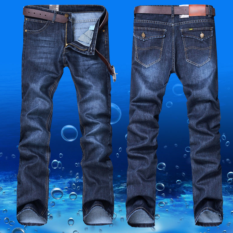 Explosive Fall Winter New Straight Slim Men's Jeans Image