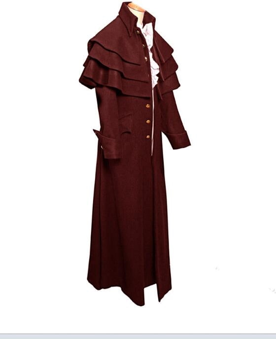 New Medieval Coat Men Cosplay Medieval Image