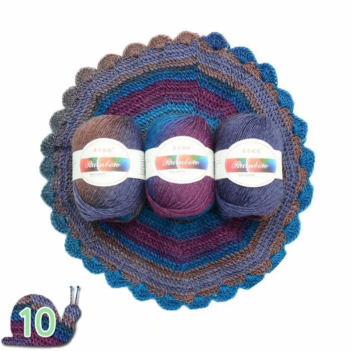 Rainbow ball of yarn Image