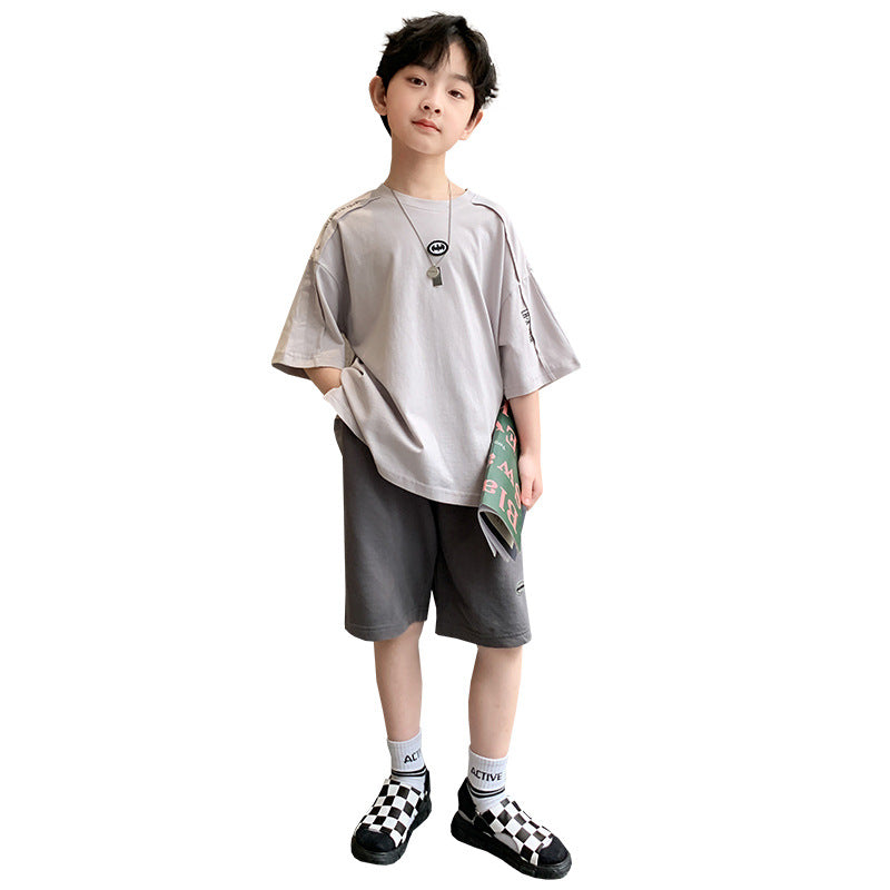 Two-piece Suit For Kids, Handsome And Fashionable, Big Kids Image