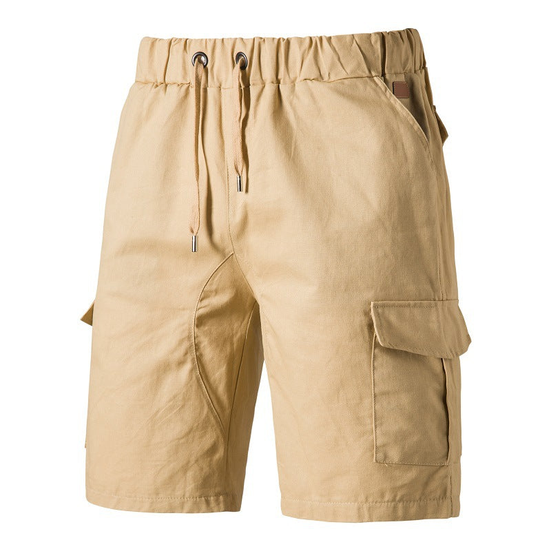 Casual tooling multi-pocket casual men's shorts Image