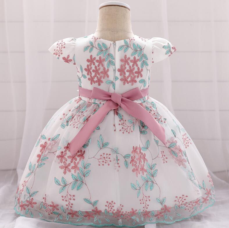 2021 summer children's clothing new baby birthday party wedding dress skirt girls fluffy dress Image