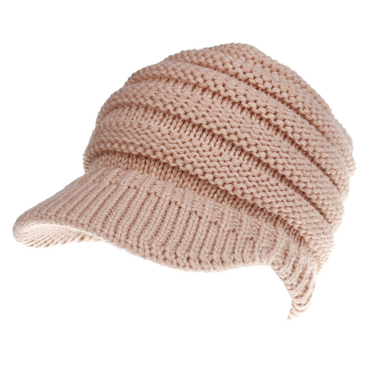 Women Ponytail Beanies Autumn Winter Hats Female Soft Knitting Caps Warm Ladies Skullies Image